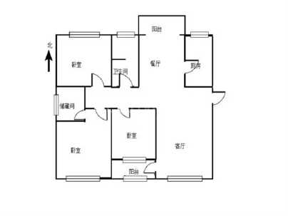 祥和馨苑(长江路) 3室 2厅 143平米