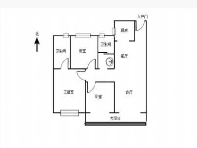 碧桂园天钻 3室 2厅 127平米