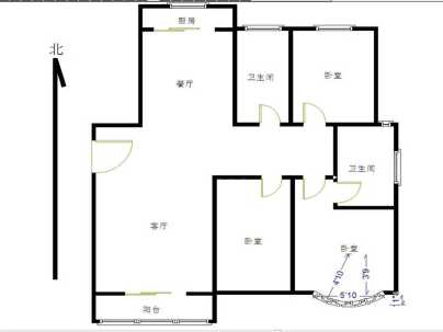 中意御景华城 3室 2厅 145平米