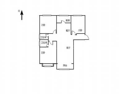 橄榄城 3室 2厅 128平米