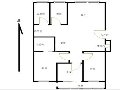 天朝家园 3室 2厅 136平米