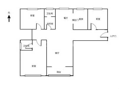 兆隆金盾国际(珠江路) 3室 2厅 138平米