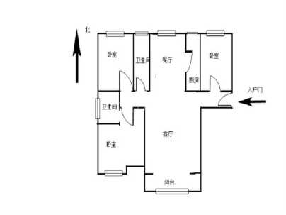 兆隆金盾国际(珠江路) 3室 2厅 138平米