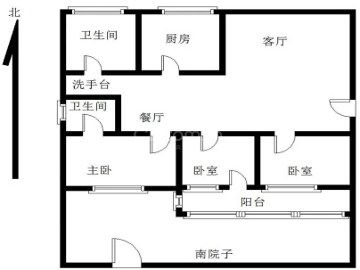 天朝家园 3室 2厅 135平米