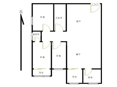 天朝家园 3室 2厅 126平米