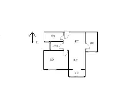 信华城一期(高层) 2室 2厅 90平米