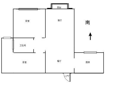 锦绣家园(清凉寺) 2室 2厅 96平米