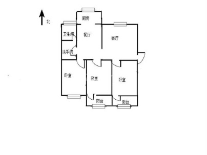 中银鑫苑 3室 2厅 126.56平米