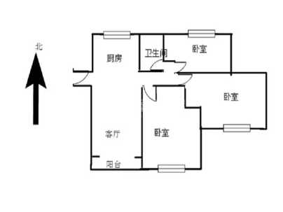 信华城二期 3室 2厅 117.48平米