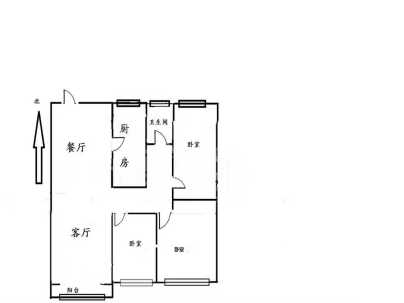 信华城三期(高层) 2室 2厅 97平米