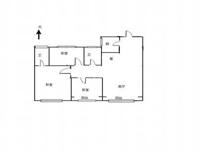 信华城三期(高层) 3室 2厅 120平米