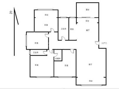 信华城一期(洋房) 4室 2厅 168平米