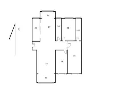 信华城一期(小高层) 3室 2厅 141平米