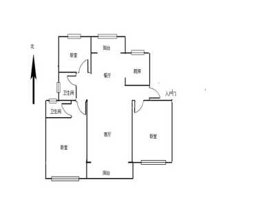 建业十八城五期（山水湖城） 3室 2厅 132平米