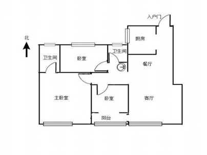 润泓中堂(高层) 3室 2厅 115平米