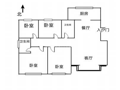 中州花园 4室 2厅 168平米