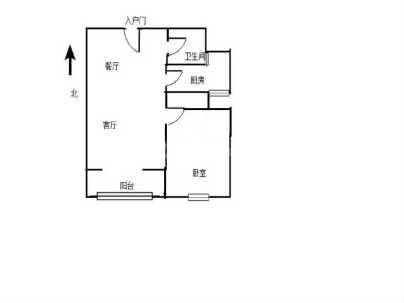 建业联盟新城 2室 2厅 60平米