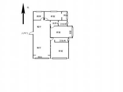 新城名筑 3室 2厅 126.85平米