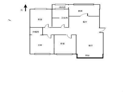 帝和D区(西院) 3室 2厅 143平米
