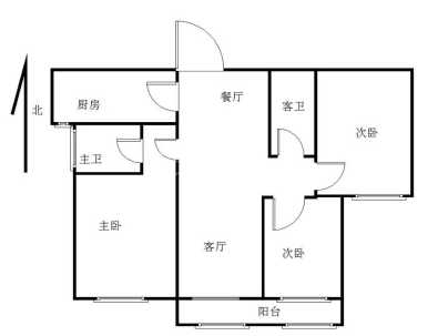 绿地城六区 3室 2厅 111平米