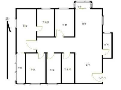 天朝家园 3室 2厅 125平米
