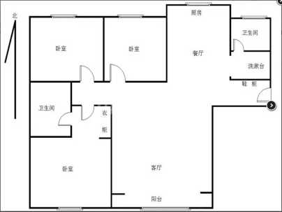 远洋新天地 3室 2厅 144平米