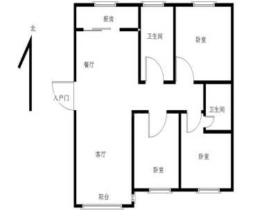 帝和D区(西院) 3室 2厅 143.9平米