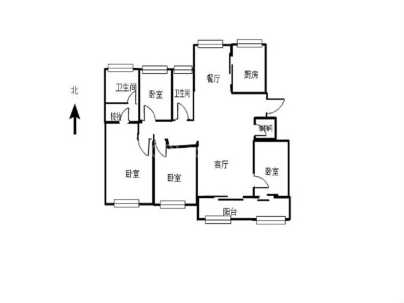 绿地中南漫悦湾(Ⅱ期小高层) 4室 2厅 180平米
