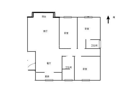 东旭贵圆 3室 2厅 142平米