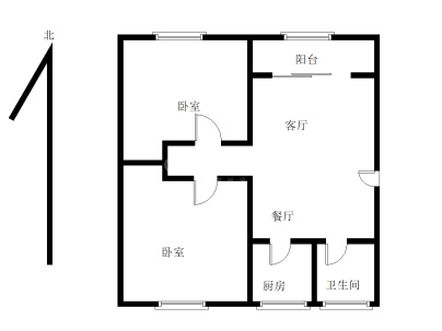 祥和小区(锦绣路) 2室 2厅 106平米