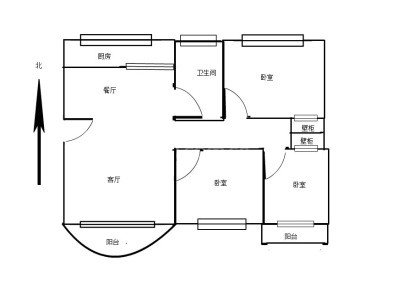 储运家属院(长征路) 3室 2厅 143平米