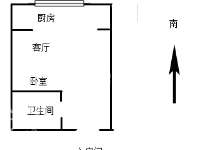 东方现代城(公寓楼) 1室 1厅 56平米