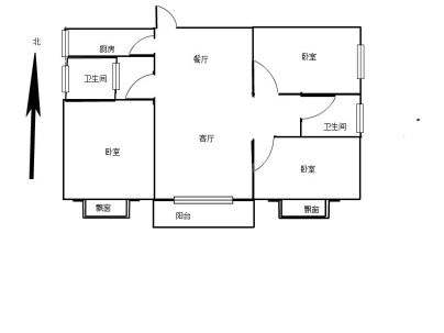 西府海棠(高层) 3室 2厅 118平米