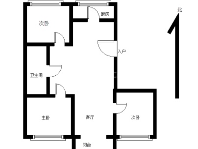 东方丽都 3室 2厅 121平米