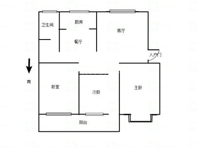 宋城花园 3室 2厅 141平米