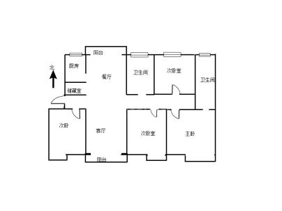 建业春天里(二期) 3室 2厅 144平米