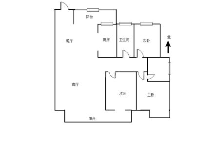 建业橙园 3室 2厅 123.68平米