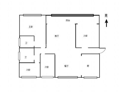 建业十八城五期（山水湖城） 4室 2厅 170平米