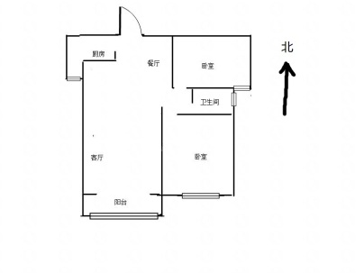 名门城(高层) 2室 2厅 90平米