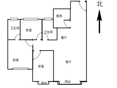 中骏云景台 3室 2厅 108.55平米