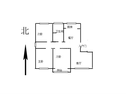 和谐新天地 3室 2厅 134平米