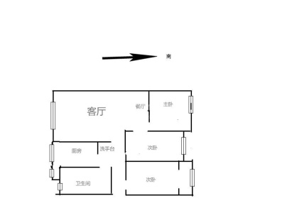 瑞新环保小区(310) 3室 2厅 128平米