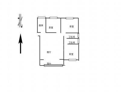 丽都城 3室 2厅 122平米