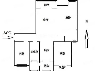 建业十八城二期 3室 2厅 115.85平米