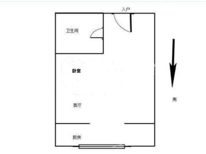 应天国际广场(公寓楼) 1室 1厅 51平米