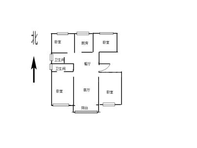 中梁壹号院(小高层) 4室 2厅 130平米