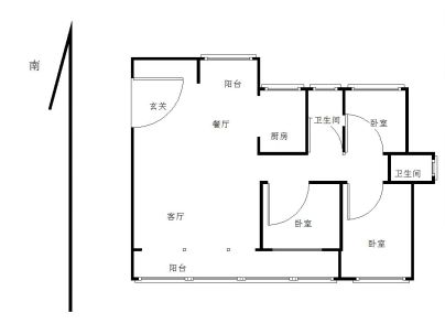 上坤蔚来四季 3室 2厅 130.84平米