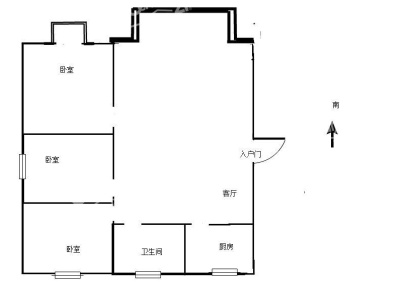 中辰万和城 3室 2厅 127平米