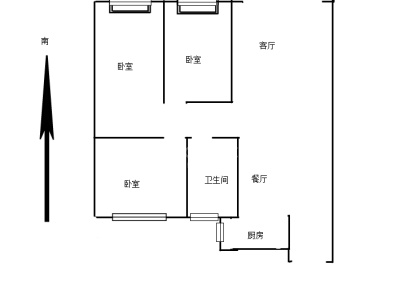 恒坤金御府(高层) 3室 2厅 94平米