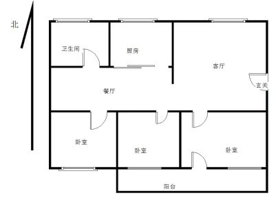 香君馨苑 3室 2厅 138平米